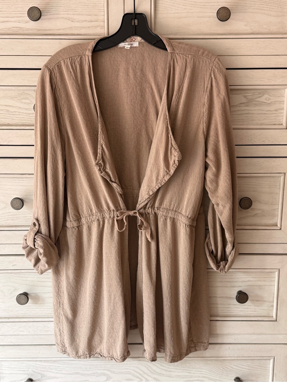 Maurice Open Front lightweight duster Jacket - Picture 2 of 5